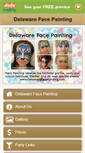 Mobile Screenshot of delawarefacepainting.com